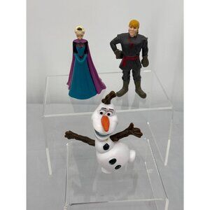 Disney Frozen Figurine Set Elsa Coronation Kristoff Olaf PVC Cake Toppers
